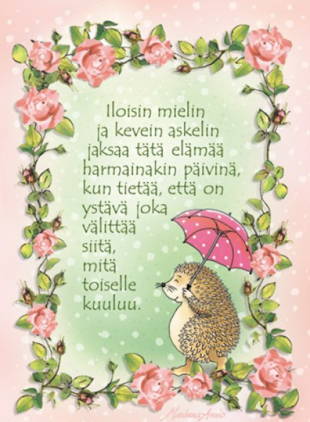 Ansio Siili iloisin mielin kortti
